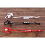 Wholesale Hook Over the Ear Bluetooth Headset Earbud with MicroSD Music Slot MST7 (Red)